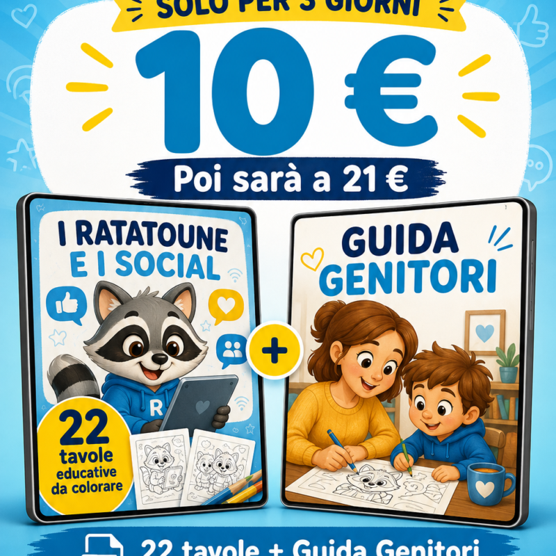 Bundle Ratatoune e i Social (connessioni gentili pdf + guida genitori)
